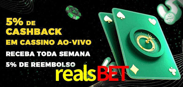 Promoções do cassino ao Vivo realsbet